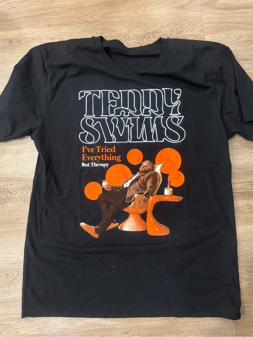 Teddy Swims I’ve Tried Everything But Therapy Tour Graphic Tee Black L